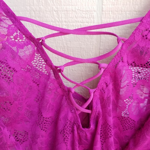 💎HOST PICK💎 NWT Torrid Lace Up Bodysuit - Picture 3 of 7